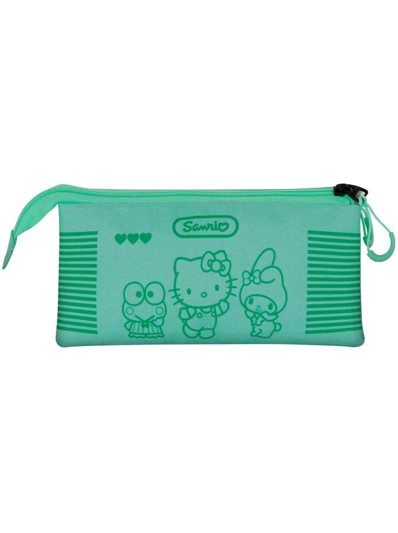 Hello Kitty Videogame Astuccio Triplo, Turchese Turchese - Kiabi