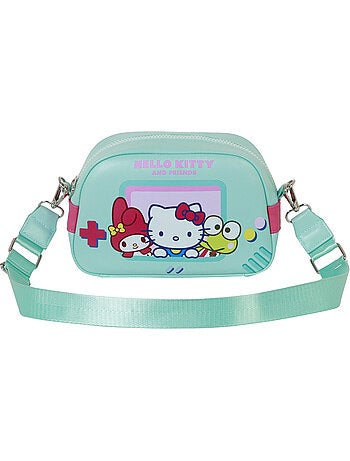 Hello Kitty Videogame Borsa a Tracolla Bowling Lite, Turchese