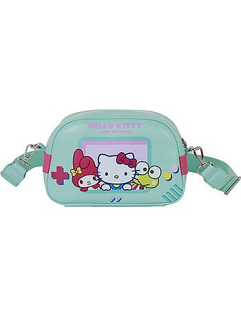 Hello Kitty Videogame Borsa a Tracolla Bowling Lite, Turchese