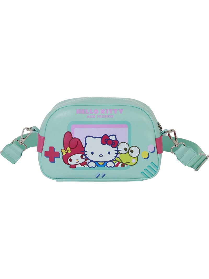 Hello Kitty Videogame Borsa a Tracolla Bowling Lite, Turchese Turchese - Kiabi
