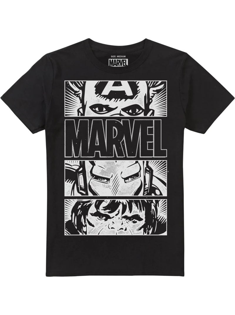 Heroes eyes maglietta uomo - marvel Nero Grigio - Kiabi