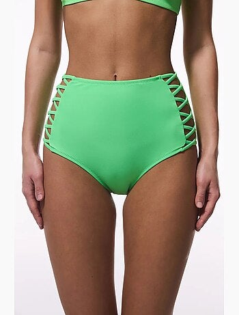 High fashion slip bikini a vita alta penti
