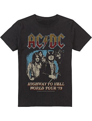 Highway world tour 79 maglietta uomo - acdc