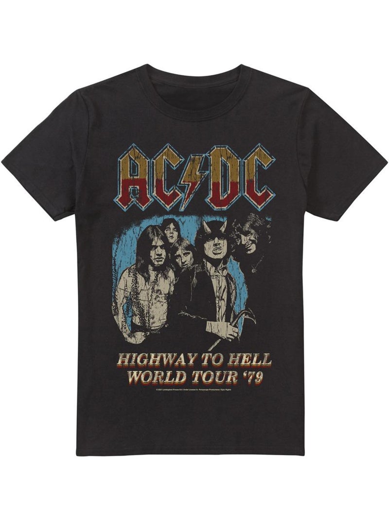 Highway world tour 79 maglietta uomo - acdc Nero - Kiabi