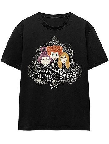 Hocus Pocus Gather Round Sisters Maglietta Sorelle Sanderson Adulto Unisex