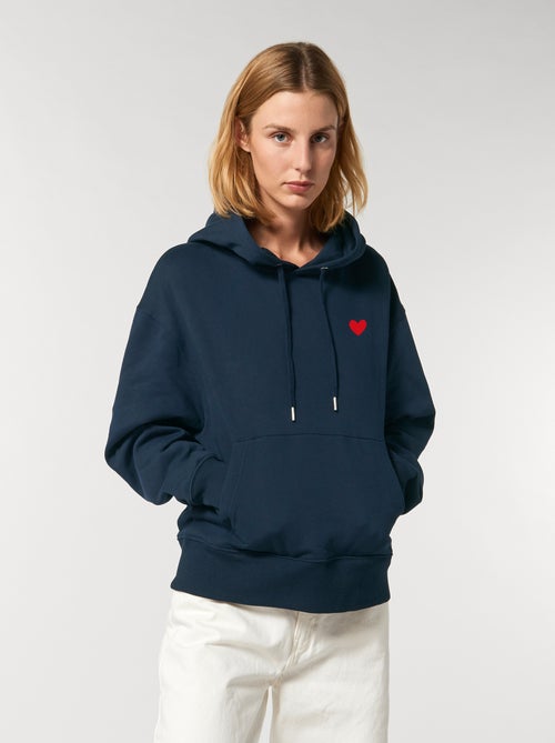 Hoodie Donna - DESSIN PETIT COEUR - Kiabi
