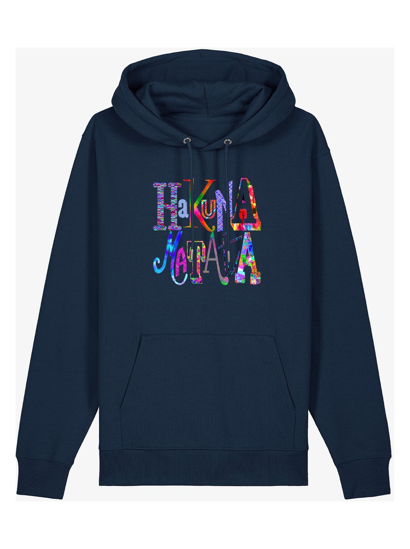 Hoodie Donna - HAKUNA MATATA COLOR Blu marino - Kiabi