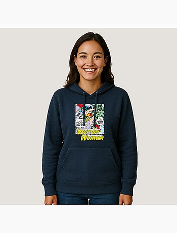 Hoodie Donna - WONDER WOMAN I DO KNOW TROUBLE WHEN I SEE IT