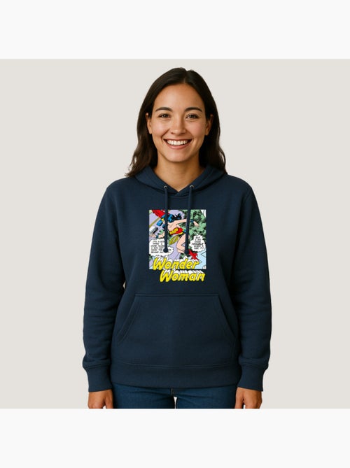 Hoodie Donna - WONDER WOMAN I DO KNOW TROUBLE WHEN I SEE IT - Kiabi
