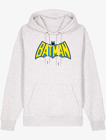 Hoodie Uomo - BATMAN LOGO YELLOW BLUE