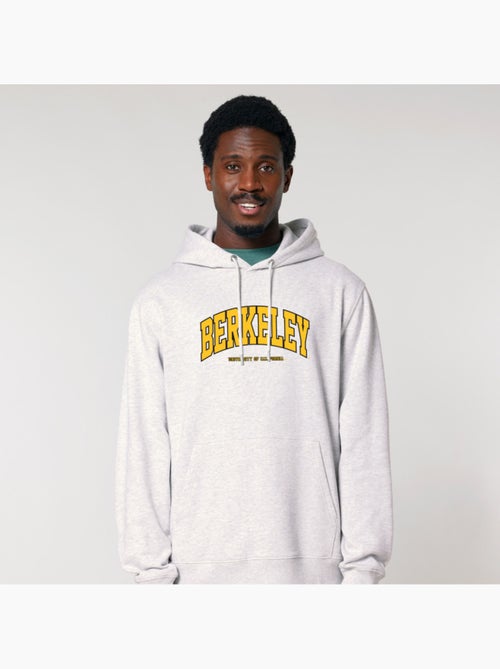 Hoodie Uomo - BERKELEY UNIVERSITY YELLOW - Kiabi