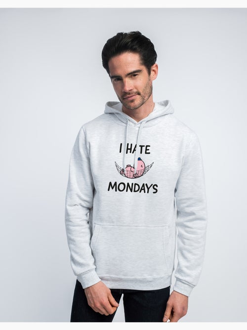 Hoodie Uomo - I HATE MONDAYS - Kiabi