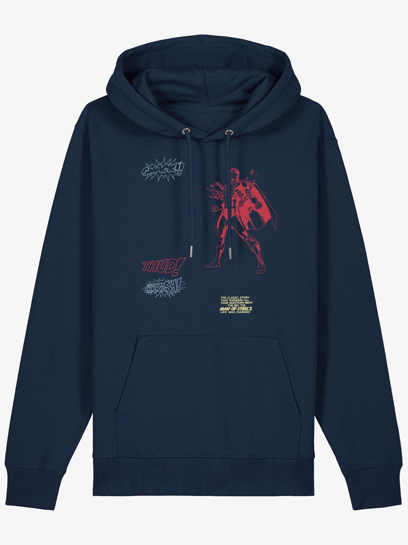 Hoodie Uomo - SUPERMAN 3 Blu marino - Kiabi