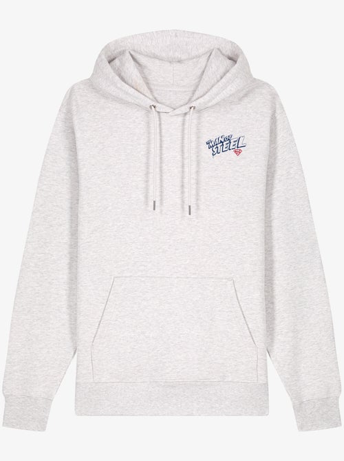 Hoodie Uomo - SUPERMAN THE MAN OF STEEL CŒUR - Kiabi
