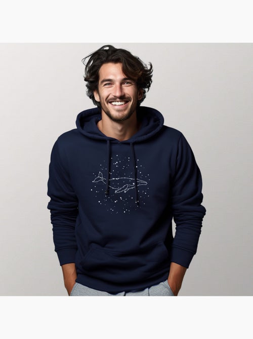 Hoodie Uomo - WHALE CONSTELLATION - Kiabi