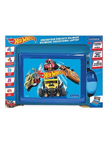 Hot Wheels Portatile educativo bilingue con 124 attività (EN/FR)