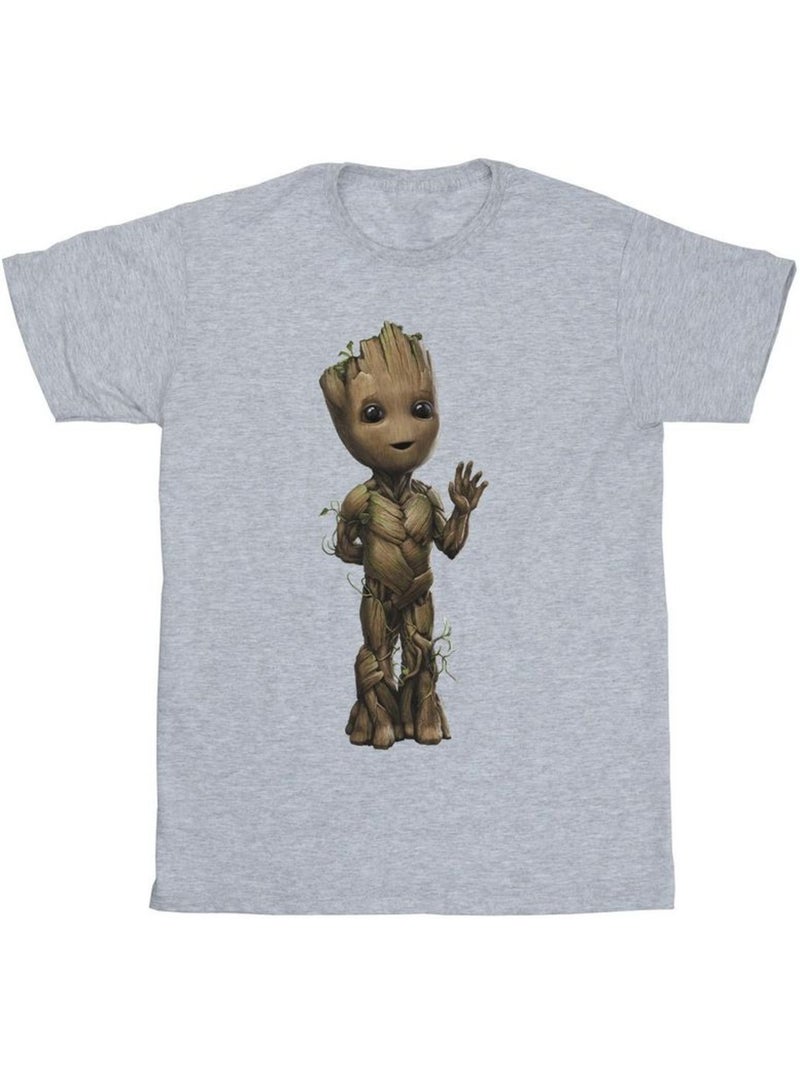 I am groot maglietta onda uomo - marvel Grigio melangiato - Kiabi
