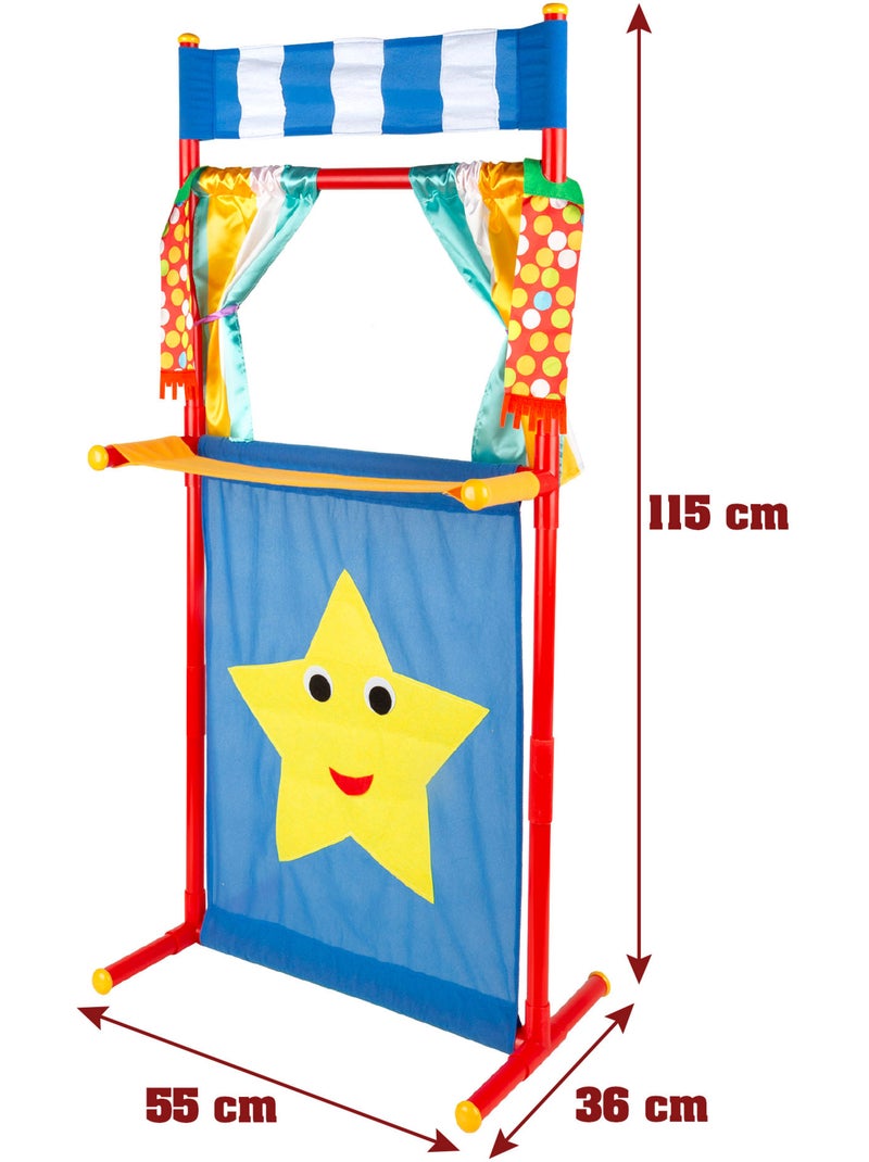 I tre porcellini - set teatrale delle marionette 25 cm cucu show N/D - Kiabi