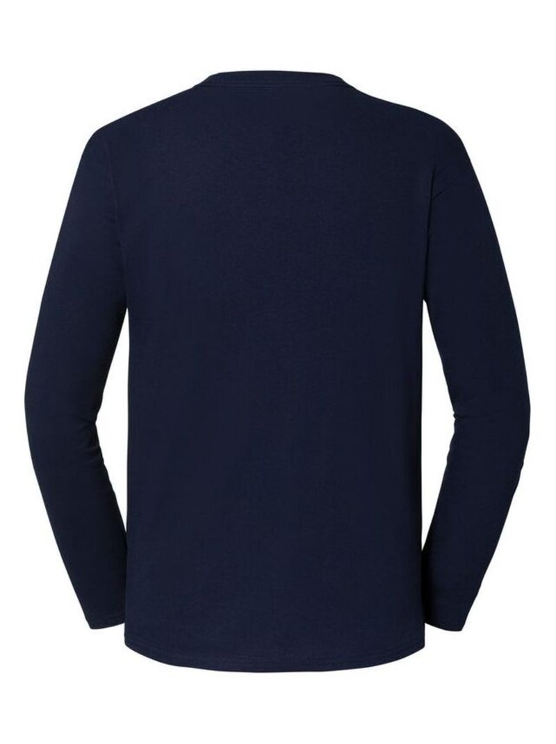 Iconic 195 premium maglietta manica lunga uomo - fruit of the loom Blu notte - Kiabi