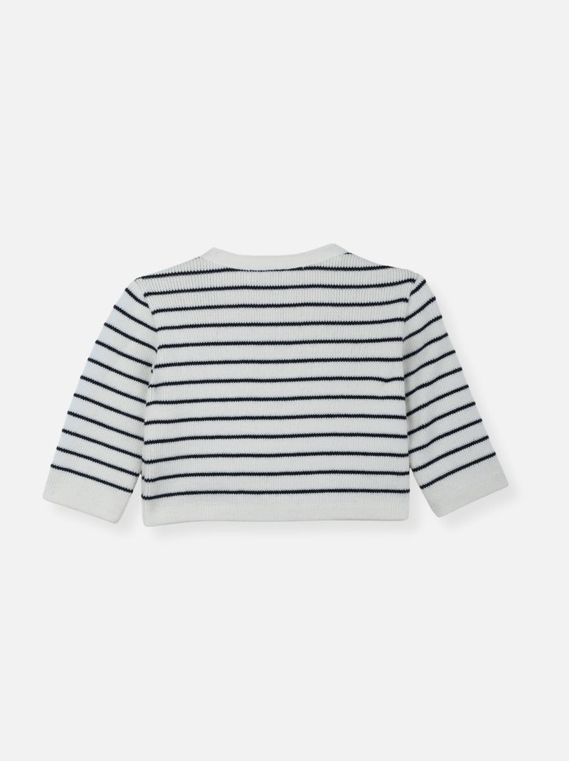 Il Cardigan Bianco Blu - Kiabi