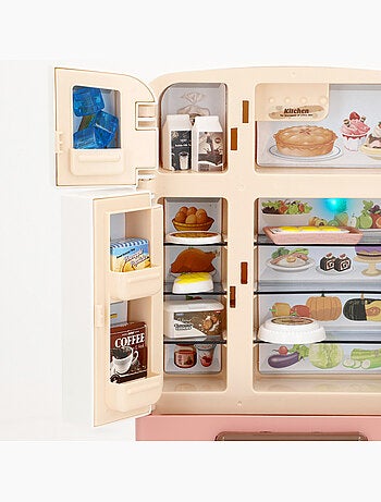 Il mio frigorifero in miniatura mini world con cibo luminoso e sonoro