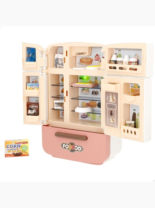 Il mio frigorifero in miniatura mini world con cibo luminoso e sonoro - Kiabi Il mio frigorifero in miniatura mini world con cibo luminoso e sonoro - Kiabi