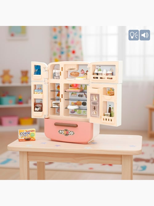 Il mio frigorifero in miniatura mini world con cibo luminoso e sonoro - Kiabi Il mio frigorifero in miniatura mini world con cibo luminoso e sonoro - Kiabi