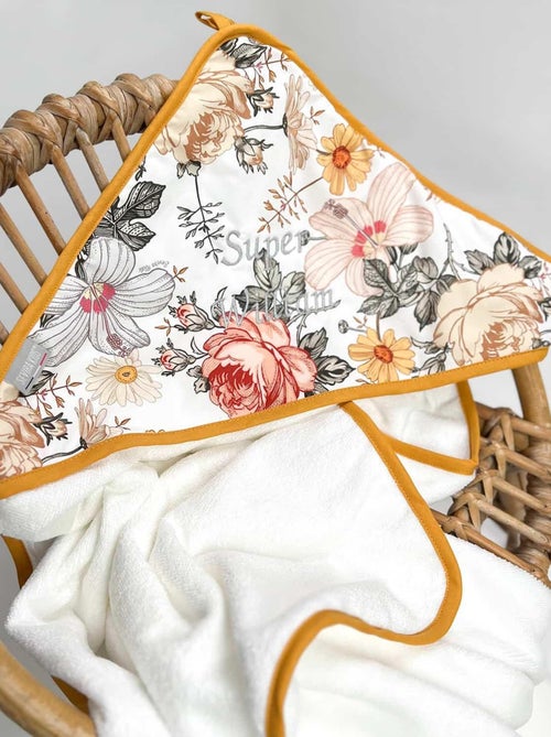 Il mio primo mantello da bagno in cotone e bambù, néo vintage | SEVIRA KIDS - Kiabi