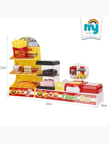 Il mio supermercato di giocattoli con accessori, luci e suoni