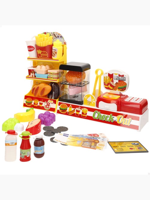 Il mio supermercato di giocattoli con accessori, luci e suoni - Kiabi Il mio supermercato di giocattoli con accessori, luci e suoni - Kiabi