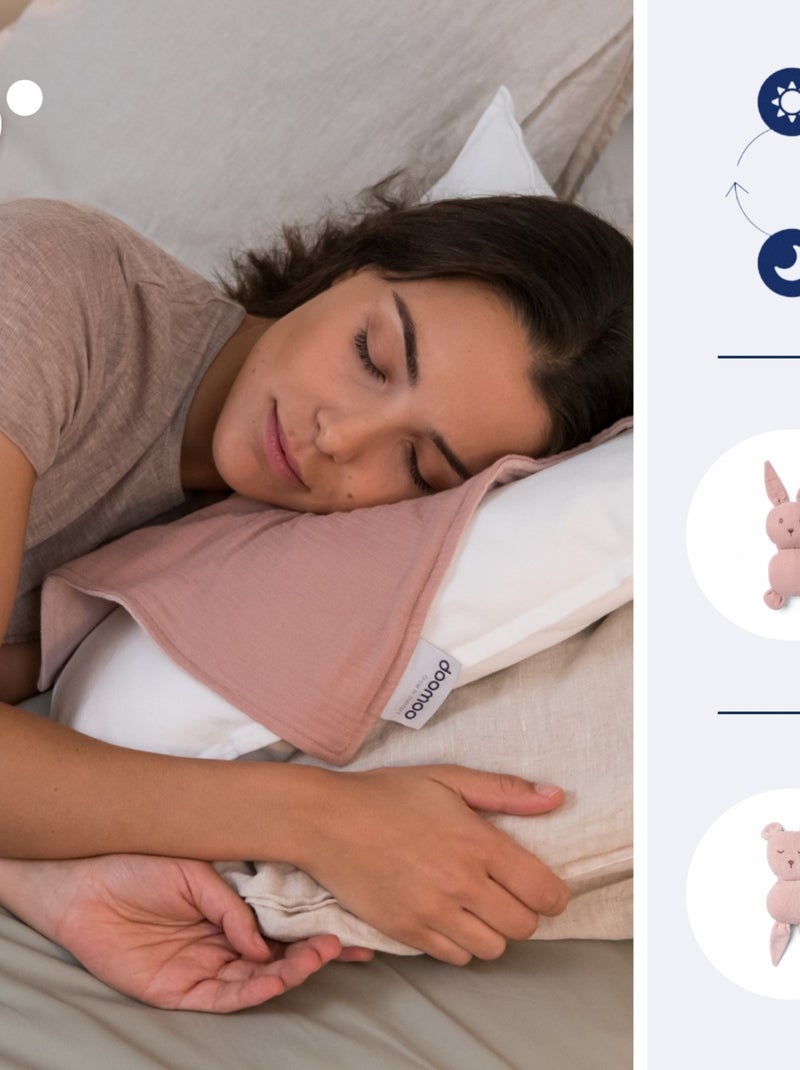 Il rassicurante doudou You&Me 'doomoo' Rosa chiaro - Kiabi