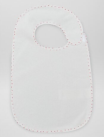 Il set di 7 bavaglini in spugna foderati