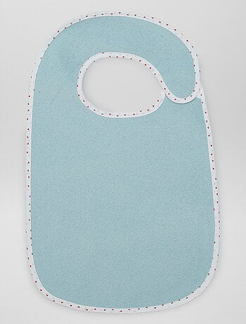 Il set di 7 bavaglini in spugna foderati