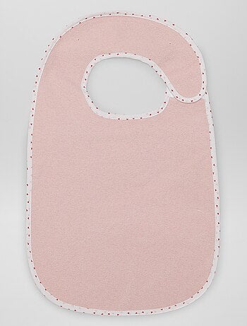 Il set di 7 bavaglini in spugna foderati