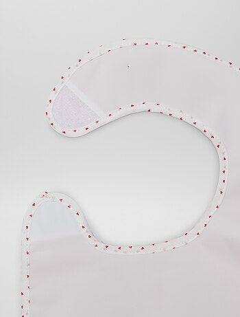 Il set di 7 bavaglini in spugna foderati