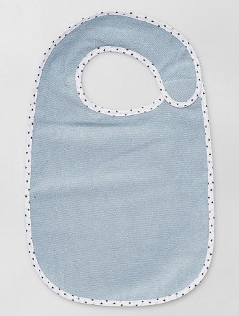 Il set di 7 bavaglini in spugna foderati