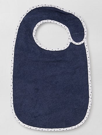 Il set di 7 bavaglini in spugna foderati