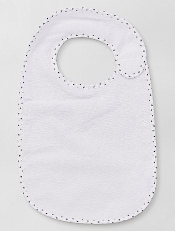 Il set di 7 bavaglini in spugna foderati