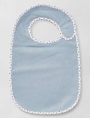 Il set di 7 bavaglini in spugna foderati