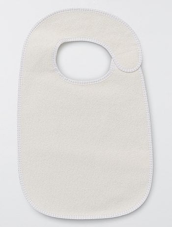 Il set di 7 bavaglini in spugna foderati