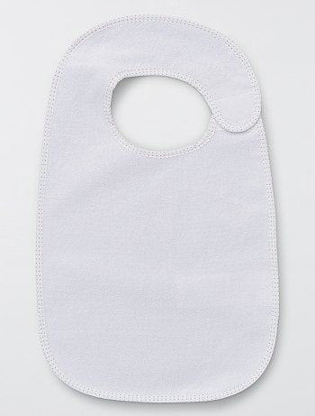 Il set di 7 bavaglini in spugna foderati