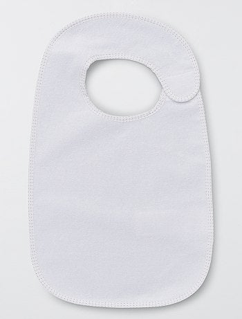 Il set di 7 bavaglini in spugna foderati