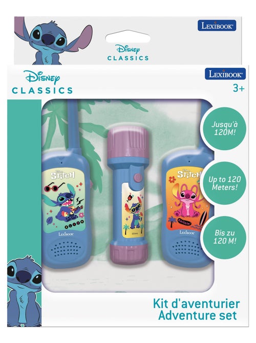 Il set di avventure di Stitch con walkies talkies e torcia/bussola - Kiabi