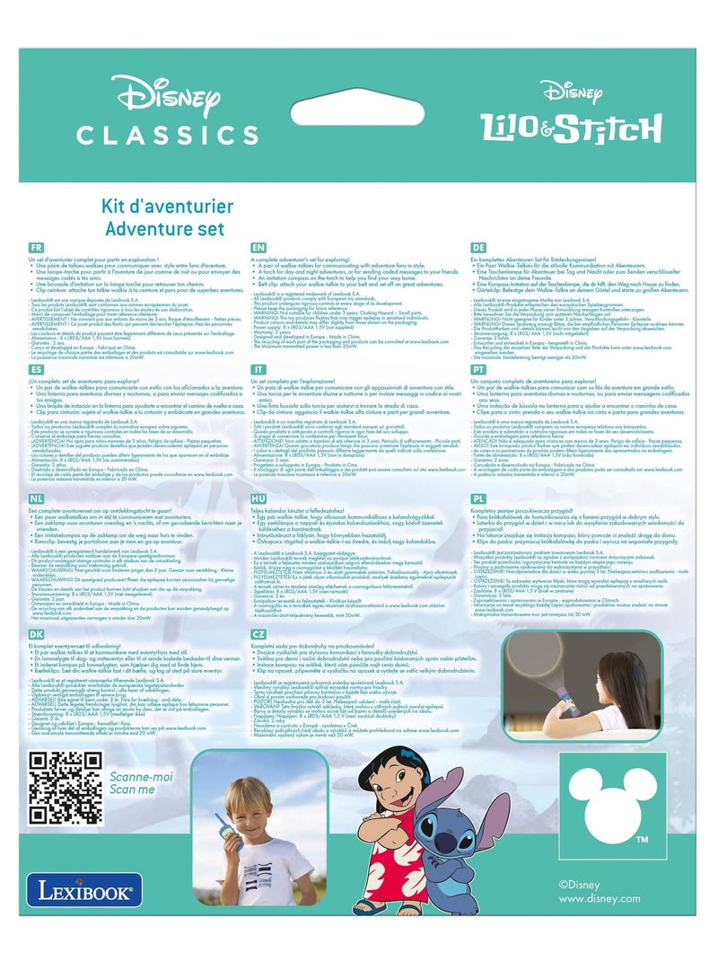 Il set di avventure di Stitch con walkies talkies e torcia/bussola N/D - Kiabi