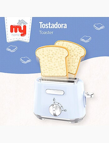 Il tostapane giocattolo realistico con guarnizioni per toast my home