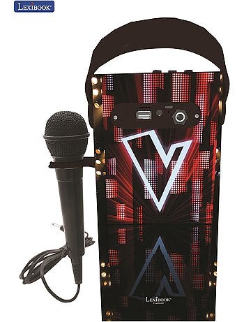 il voce Altoparlante portatile Bluetooth® di tendenza con microfono e straordinari effetti luminosi
