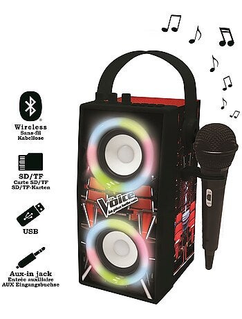 il voce Altoparlante portatile Bluetooth® di tendenza con microfono e straordinari effetti luminosi