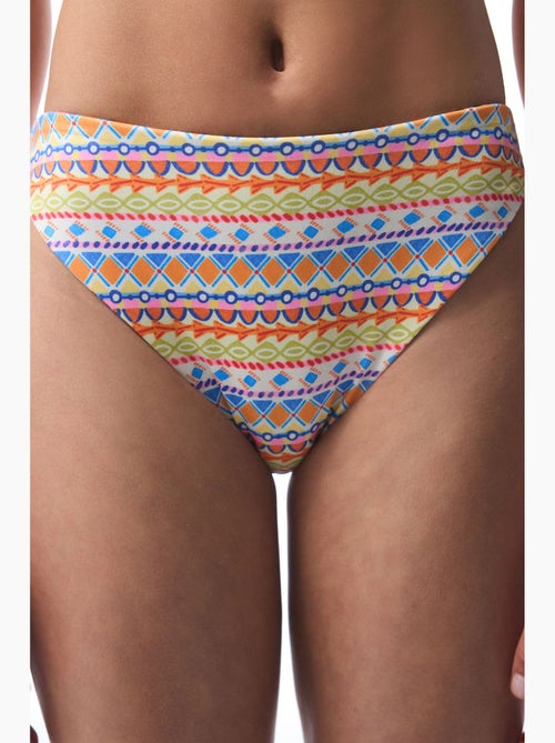 Ila slip bikini reversibile a vita alta penti - Kiabi Ila slip bikini reversibile a vita alta penti - Kiabi