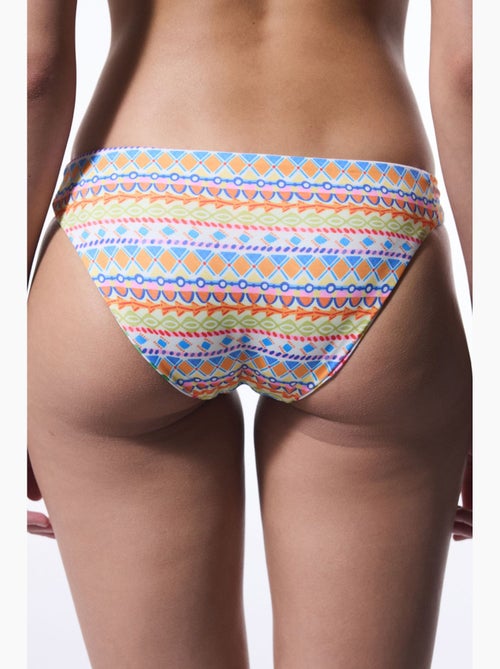 Ila slip bikini reversibile a vita media penti - Kiabi