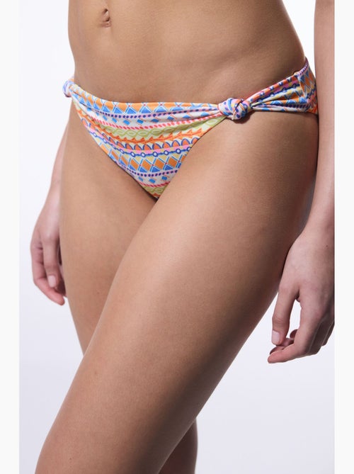 Ila slip bikini reversibile a vita media penti - Kiabi
